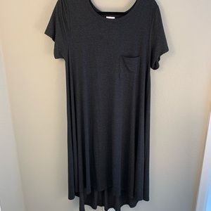 LuLaRoe Carly dress grey